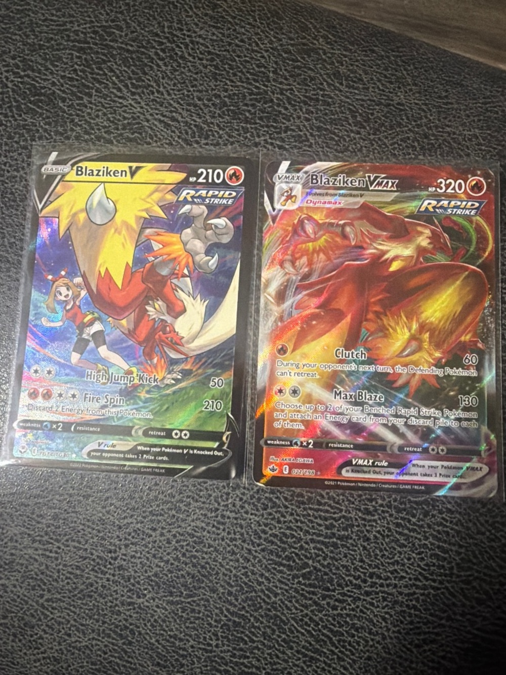 Blaziken V & Vmax